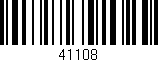 Código de barras (EAN, GTIN, SKU, ISBN): '41108'