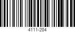 Código de barras (EAN, GTIN, SKU, ISBN): '4111-204'