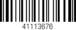 Código de barras (EAN, GTIN, SKU, ISBN): '41113676'