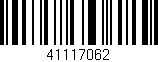 Código de barras (EAN, GTIN, SKU, ISBN): '41117062'