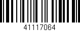 Código de barras (EAN, GTIN, SKU, ISBN): '41117064'
