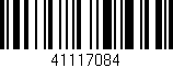 Código de barras (EAN, GTIN, SKU, ISBN): '41117084'