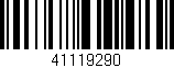 Código de barras (EAN, GTIN, SKU, ISBN): '41119290'