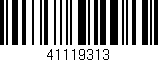 Código de barras (EAN, GTIN, SKU, ISBN): '41119313'