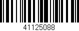 Código de barras (EAN, GTIN, SKU, ISBN): '41125088'