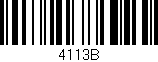 Código de barras (EAN, GTIN, SKU, ISBN): '4113B'