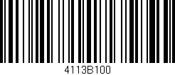 Código de barras (EAN, GTIN, SKU, ISBN): '4113B100'