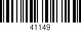 Código de barras (EAN, GTIN, SKU, ISBN): '41149'