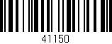 Código de barras (EAN, GTIN, SKU, ISBN): '41150'