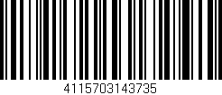 Código de barras (EAN, GTIN, SKU, ISBN): '4115703143735'