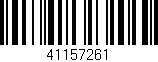 Código de barras (EAN, GTIN, SKU, ISBN): '41157261'