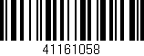 Código de barras (EAN, GTIN, SKU, ISBN): '41161058'