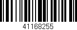 Código de barras (EAN, GTIN, SKU, ISBN): '41168255'