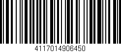 Código de barras (EAN, GTIN, SKU, ISBN): '4117014906450'
