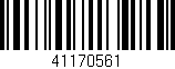 Código de barras (EAN, GTIN, SKU, ISBN): '41170561'