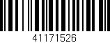 Código de barras (EAN, GTIN, SKU, ISBN): '41171526'