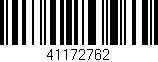 Código de barras (EAN, GTIN, SKU, ISBN): '41172762'