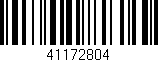 Código de barras (EAN, GTIN, SKU, ISBN): '41172804'