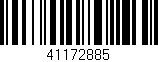 Código de barras (EAN, GTIN, SKU, ISBN): '41172885'