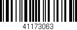 Código de barras (EAN, GTIN, SKU, ISBN): '41173063'