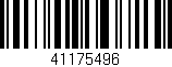 Código de barras (EAN, GTIN, SKU, ISBN): '41175496'