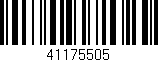 Código de barras (EAN, GTIN, SKU, ISBN): '41175505'