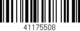 Código de barras (EAN, GTIN, SKU, ISBN): '41175508'