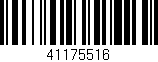 Código de barras (EAN, GTIN, SKU, ISBN): '41175516'