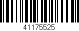 Código de barras (EAN, GTIN, SKU, ISBN): '41175525'