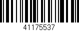 Código de barras (EAN, GTIN, SKU, ISBN): '41175537'