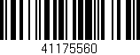 Código de barras (EAN, GTIN, SKU, ISBN): '41175560'
