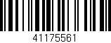 Código de barras (EAN, GTIN, SKU, ISBN): '41175561'