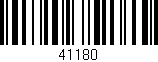 Código de barras (EAN, GTIN, SKU, ISBN): '41180'
