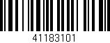 Código de barras (EAN, GTIN, SKU, ISBN): '41183101'