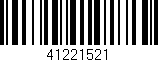 Código de barras (EAN, GTIN, SKU, ISBN): '41221521'