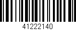 Código de barras (EAN, GTIN, SKU, ISBN): '41222140'