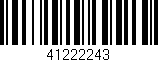 Código de barras (EAN, GTIN, SKU, ISBN): '41222243'