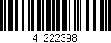 Código de barras (EAN, GTIN, SKU, ISBN): '41222398'