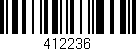 Código de barras (EAN, GTIN, SKU, ISBN): '412236'