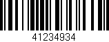 Código de barras (EAN, GTIN, SKU, ISBN): '41234934'