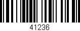 Código de barras (EAN, GTIN, SKU, ISBN): '41236'