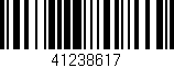 Código de barras (EAN, GTIN, SKU, ISBN): '41238617'