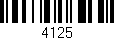 Código de barras (EAN, GTIN, SKU, ISBN): '4125'