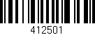 Código de barras (EAN, GTIN, SKU, ISBN): '412501'