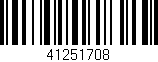 Código de barras (EAN, GTIN, SKU, ISBN): '41251708'