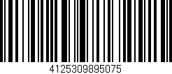Código de barras (EAN, GTIN, SKU, ISBN): '4125309895075'