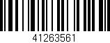Código de barras (EAN, GTIN, SKU, ISBN): '41263561'