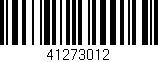 Código de barras (EAN, GTIN, SKU, ISBN): '41273012'
