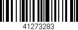 Código de barras (EAN, GTIN, SKU, ISBN): '41273283'