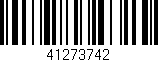 Código de barras (EAN, GTIN, SKU, ISBN): '41273742'